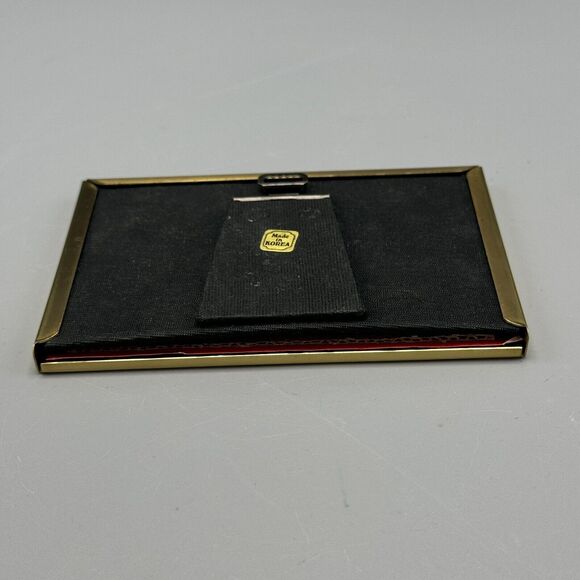 Vintage Brass Glass Apple Desk or Wall Hanging Photo Frame Korea 1980s Kitschy - Picture 6 of 8